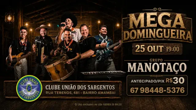 Imagem de Mega Domingueira Manotaço
