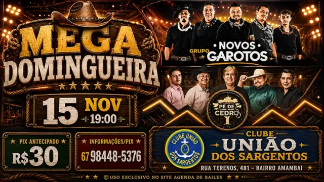 Imagem de Mega Domingueira Clube União dos Sargentos